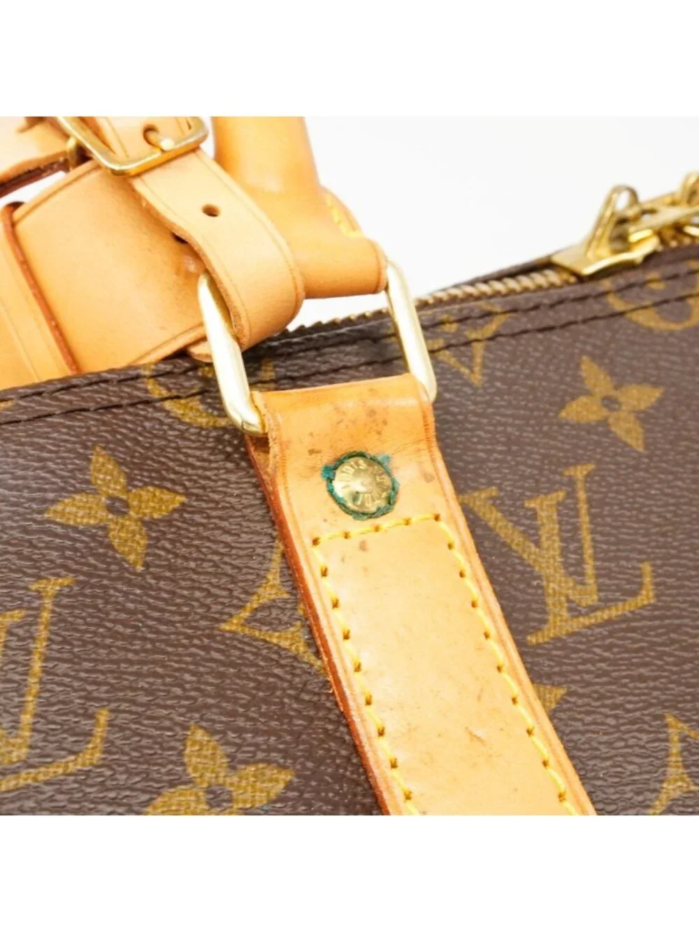 Louis Vuitton Boston Bag Monogram Keyboard Bandouliere 50 Brown